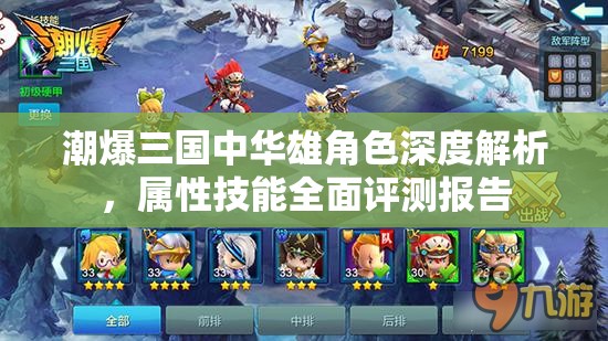 潮爆三国中华雄角色深度解析，属性技能全面评测报告