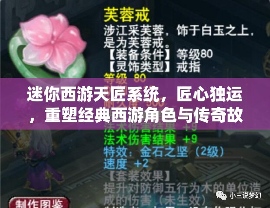 迷你西游天匠系统，匠心独运，重塑经典西游角色与传奇故事