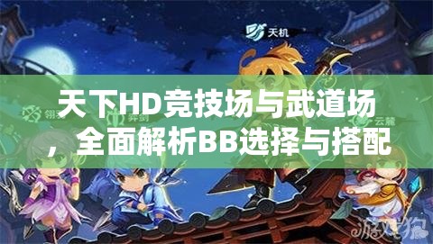 天下HD竞技场与武道场，全面解析BB选择与搭配策略全攻略