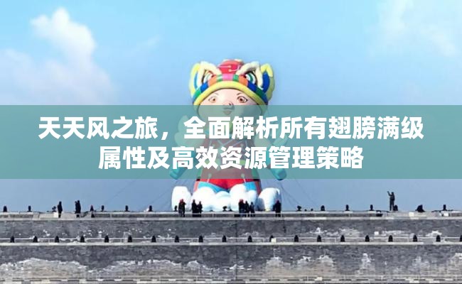 天天风之旅，全面解析所有翅膀满级属性及高效资源管理策略