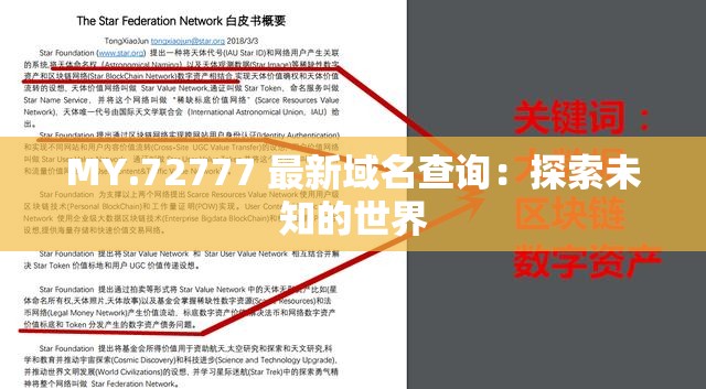 MY.72777 最新域名查询：探索未知的世界