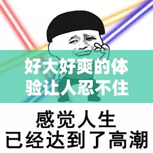 好大好爽的体验让人忍不住还想跟你做下去