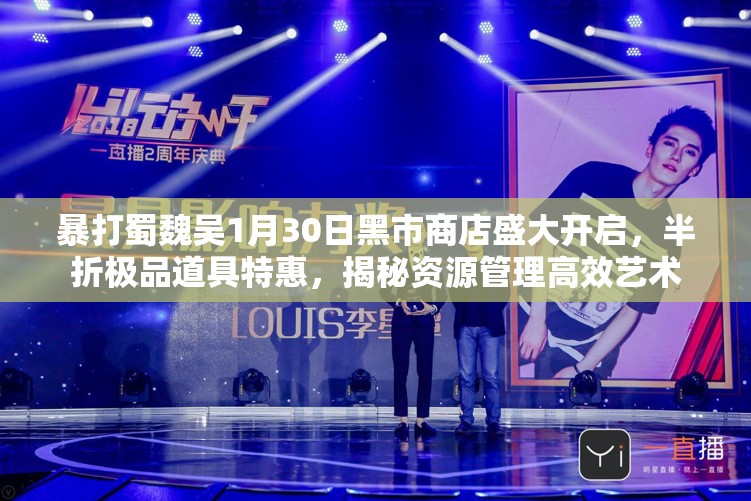 暴打蜀魏吴1月30日黑市商店盛大开启，半折极品道具特惠，揭秘资源管理高效艺术