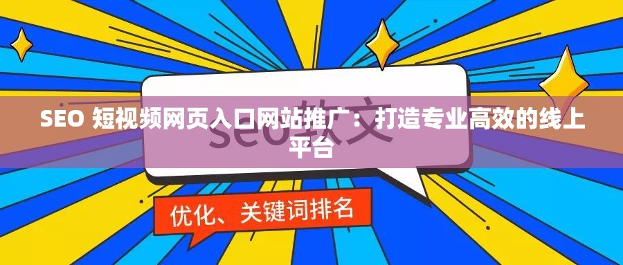 SEO 短视频网页入口网站推广：打造专业高效的线上平台
