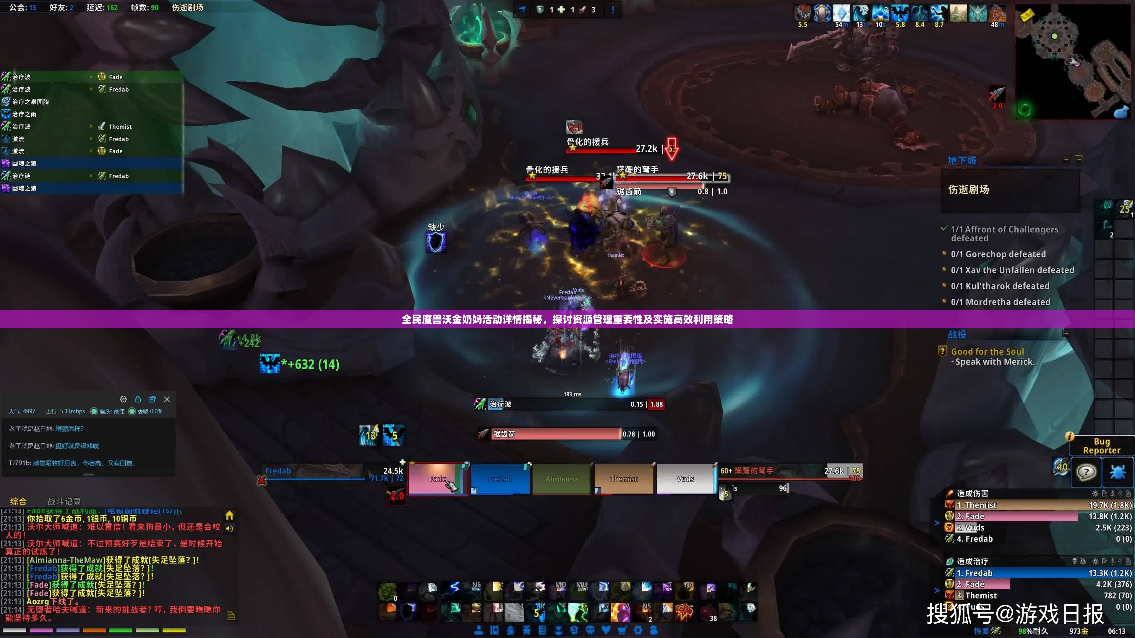 全民魔兽沃金奶妈活动详情揭秘，探讨资源管理重要性及实施高效利用策略