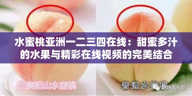 水蜜桃亚洲一二三四在线：甜蜜多汁的水果与精彩在线视频的完美结合