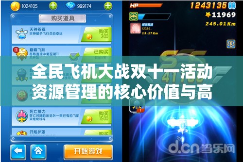 全民飞机大战双十一活动资源管理的核心价值与高效策略应用解析