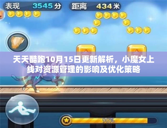 天天酷跑10月15日更新解析，小魔女上线对资源管理的影响及优化策略