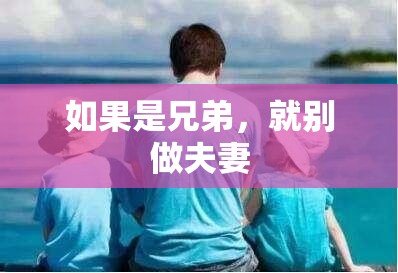 如果是兄弟，就别做夫妻