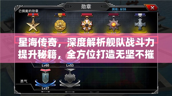 星海传奇，深度解析舰队战斗力提升秘籍，全方位打造无坚不摧的无敌舰队攻略