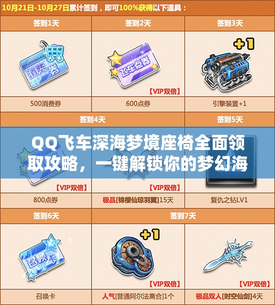 QQ飞车深海梦境座椅全面领取攻略，一键解锁你的梦幻海底探险之旅