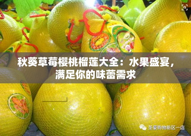 秋葵草莓樱桃榴莲大全：水果盛宴，满足你的味蕾需求