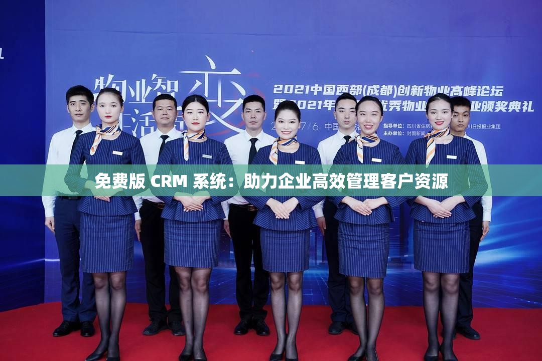 免费版 CRM 系统：助力企业高效管理客户资源