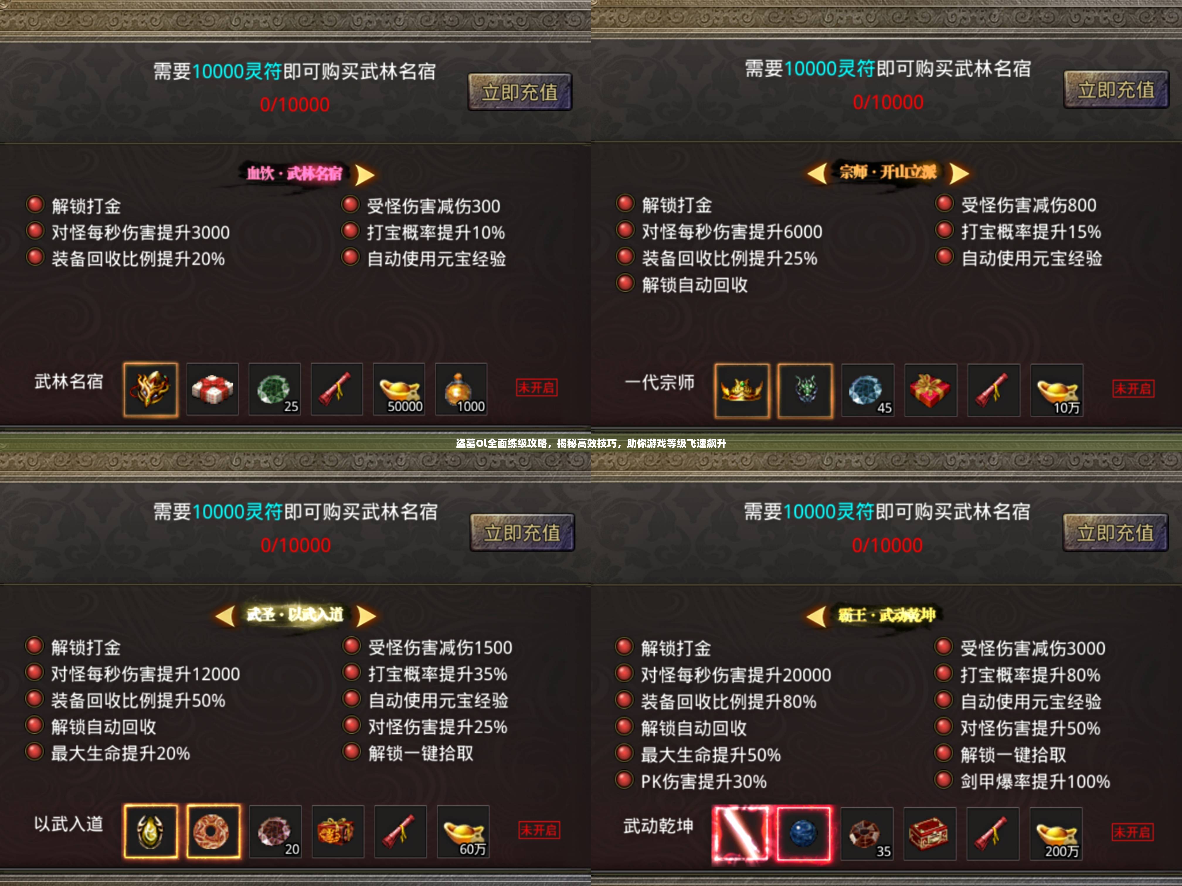 盗墓Ol全面练级攻略，揭秘高效技巧，助你游戏等级飞速飙升