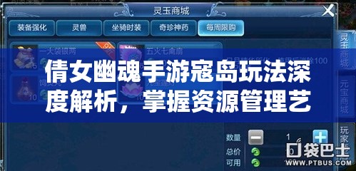 倩女幽魂手游寇岛玩法深度解析，掌握资源管理艺术，助你轻松通关寇岛挑战