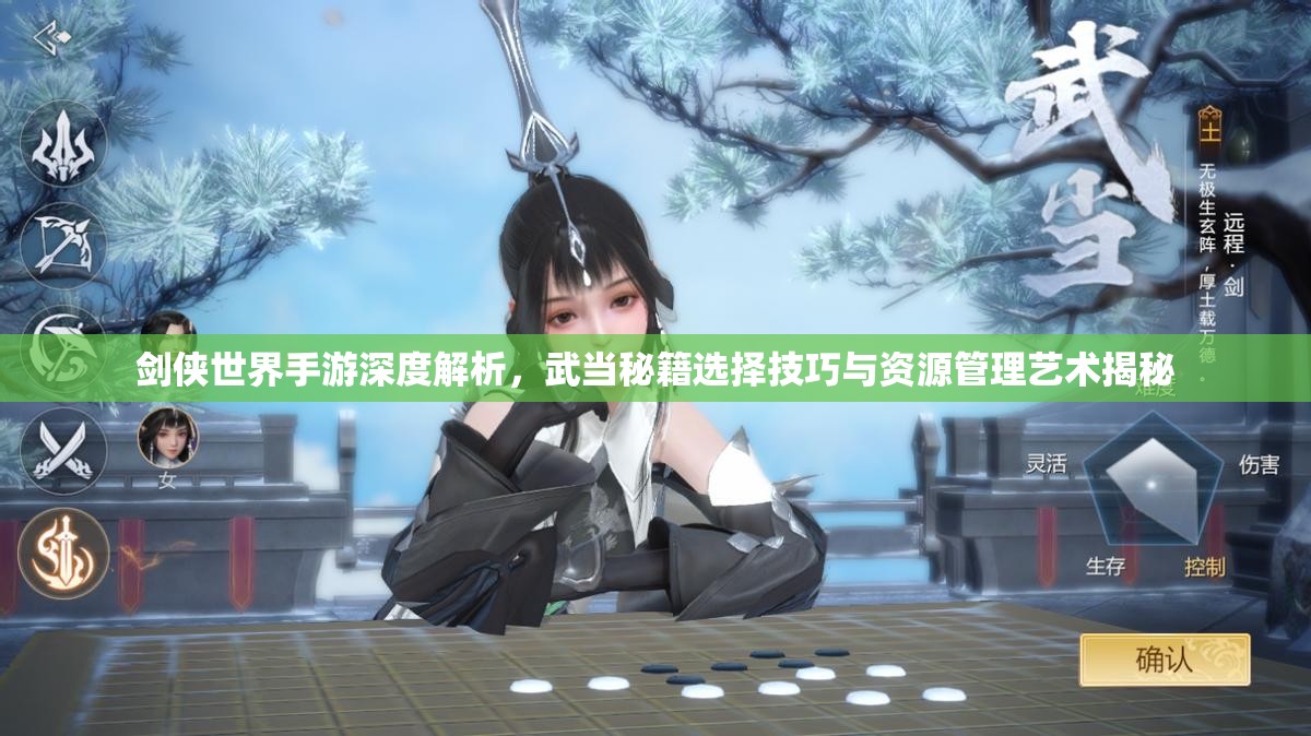 剑侠世界手游深度解析，武当秘籍选择技巧与资源管理艺术揭秘
