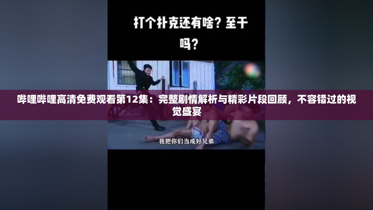哔哩哔哩高清免费观看第12集：完整剧情解析与精彩片段回顾，不容错过的视觉盛宴