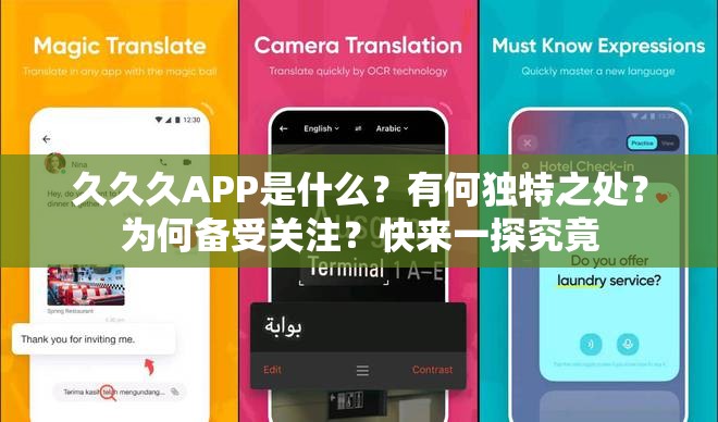 久久久APP是什么？有何独特之处？为何备受关注？快来一探究竟