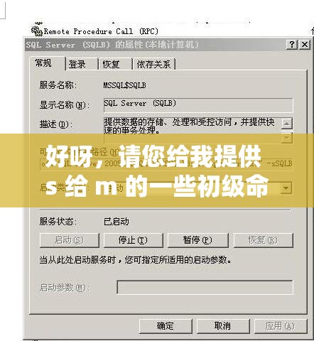 好呀，请您给我提供 s 给 m 的一些初级命令相关的内容，我来生成