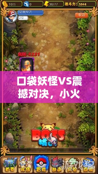 口袋妖怪VS震撼对决，小火龙能否逆袭成为最强王者？