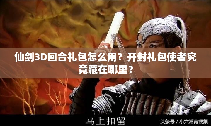 仙剑3D回合礼包怎么用？开封礼包使者究竟藏在哪里？
