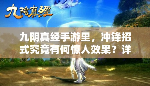 九阴真经手游里，冲锋招式究竟有何惊人效果？详细解析来了吗？