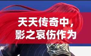 天天传奇中，影之哀伤作为肉盾是否值得全力培养？全面解析揭秘！