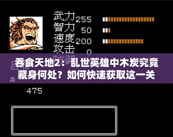 吞食天地2：乱世英雄中木炭究竟藏身何处？如何快速获取这一关键道具的详细位置攻略指南