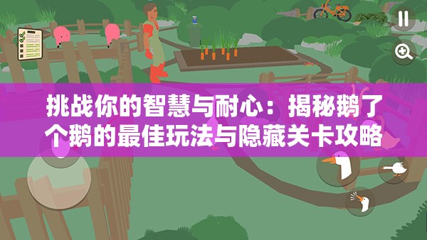 挑战你的智慧与耐心：揭秘鹅了个鹅的最佳玩法与隐藏关卡攻略